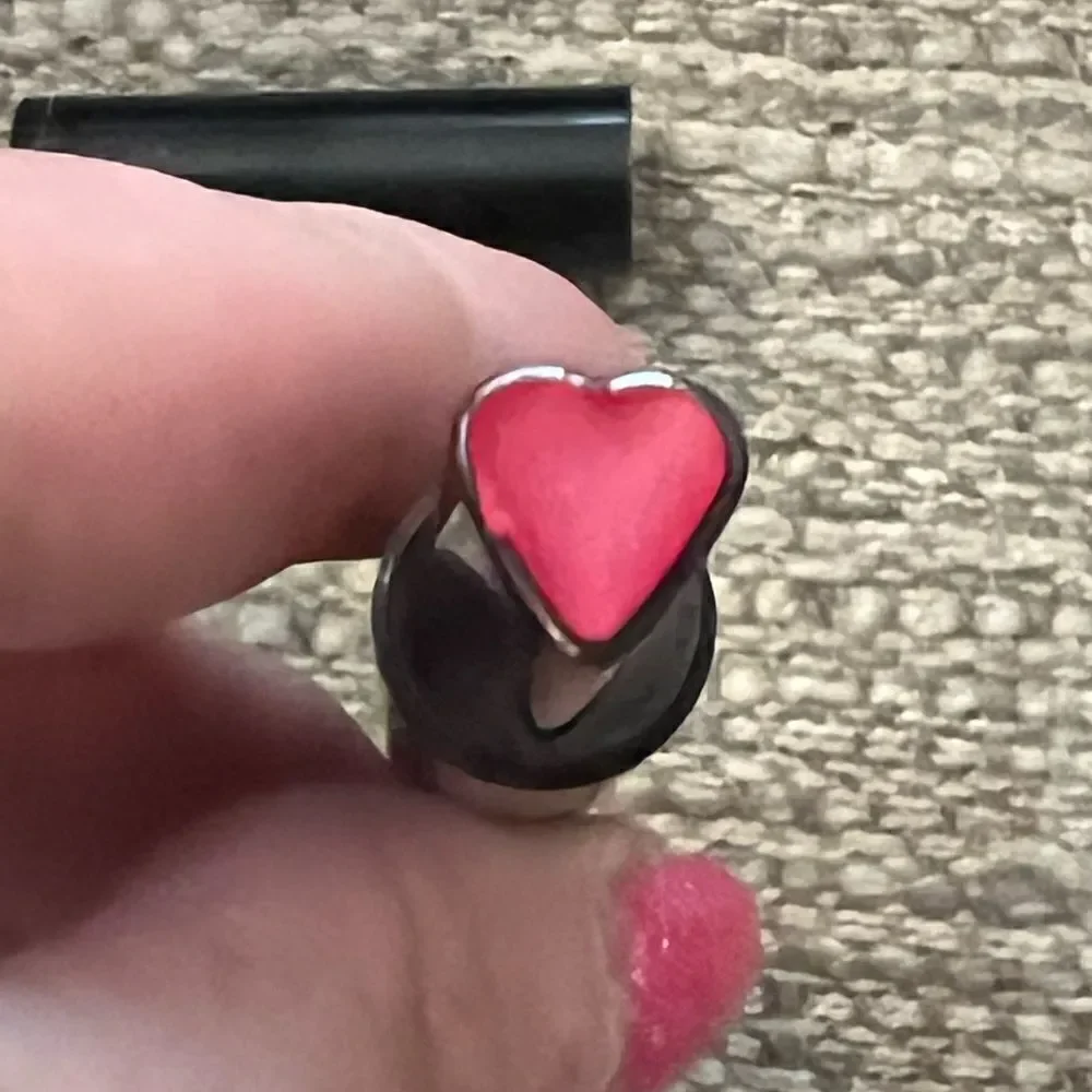 Mary Kay courageous pink heart shaped lipstick limited edition